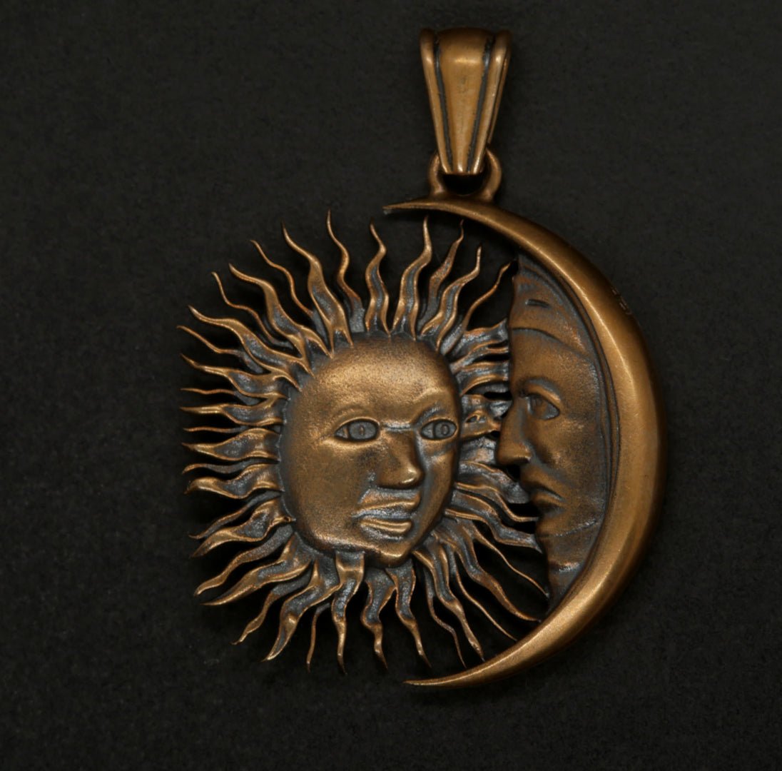 Sun&amp;Moon riipus pronssia 