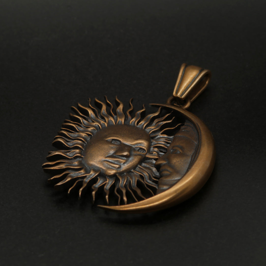 Sun&amp;Moon riipus pronssia 